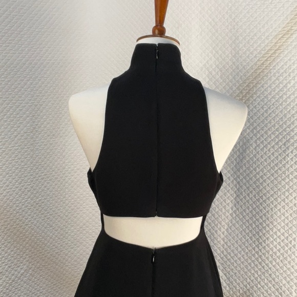 Cinq a Sept Julia Black Cutout Dress Size 8 - Picture 5 of 7